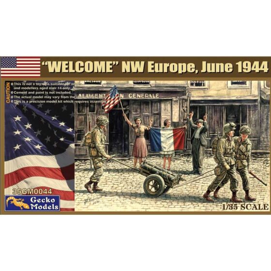 Gecko Models US Paratroopers "WELCOME" NW Europe (1/35) 35GM0044