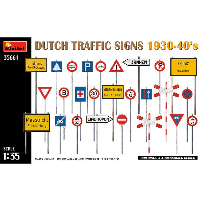 Miniart Dutch Signs 1930-1940s (1/35) 35661