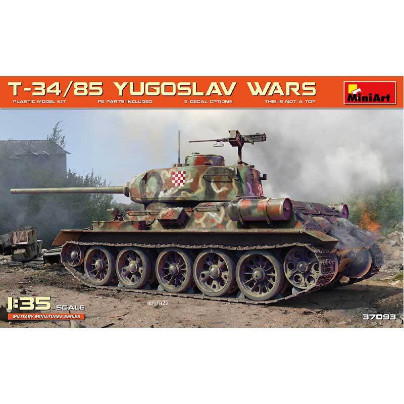 Miniart T34/85 Yugoslav Wars (1/35) 37093