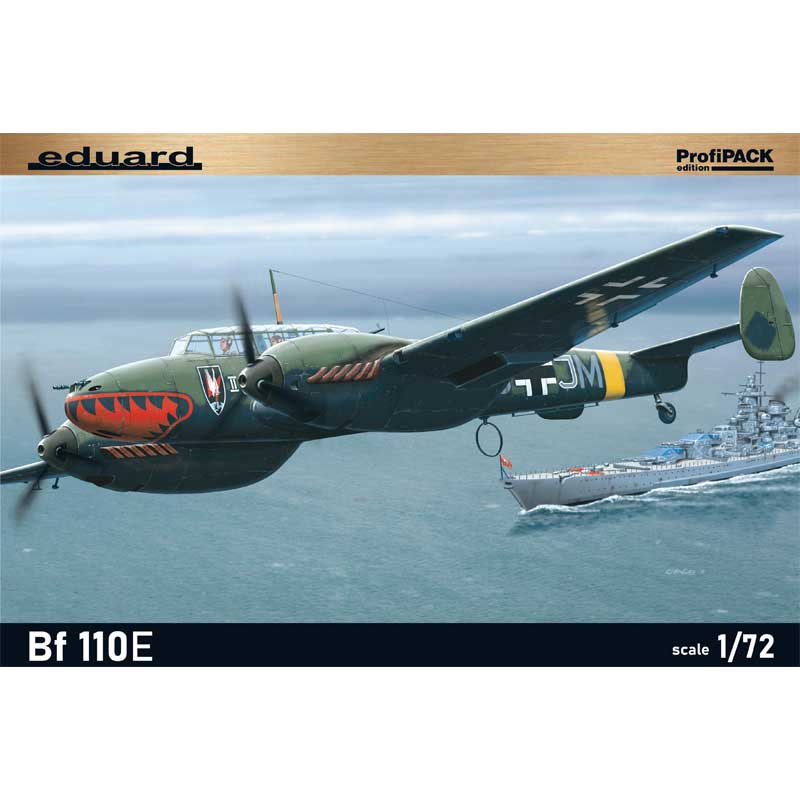 Eduard Messerschmitt Bf-110E ProfiPACK Edition (1/72) 7083