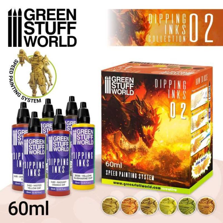 Green Stuff World Dipping Inks Scale Model Shop UK