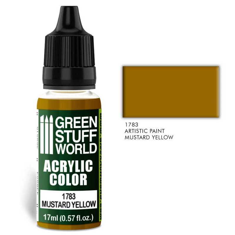 Green Stuff World - Acrylic Color Mustard Yellow (17ml)