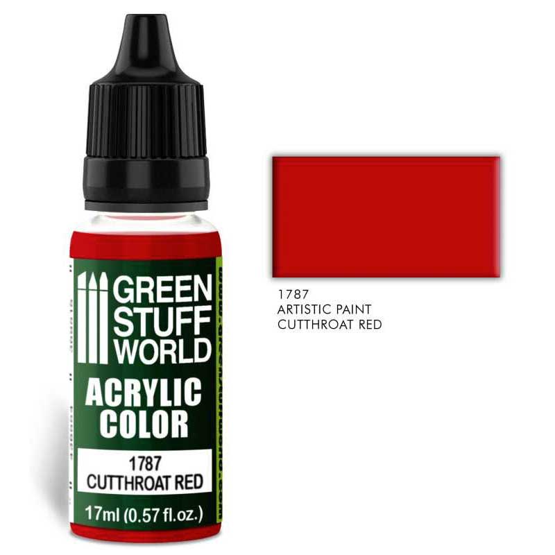 Green Stuff World - Acrylic Color Cutthroat Red (17ml)