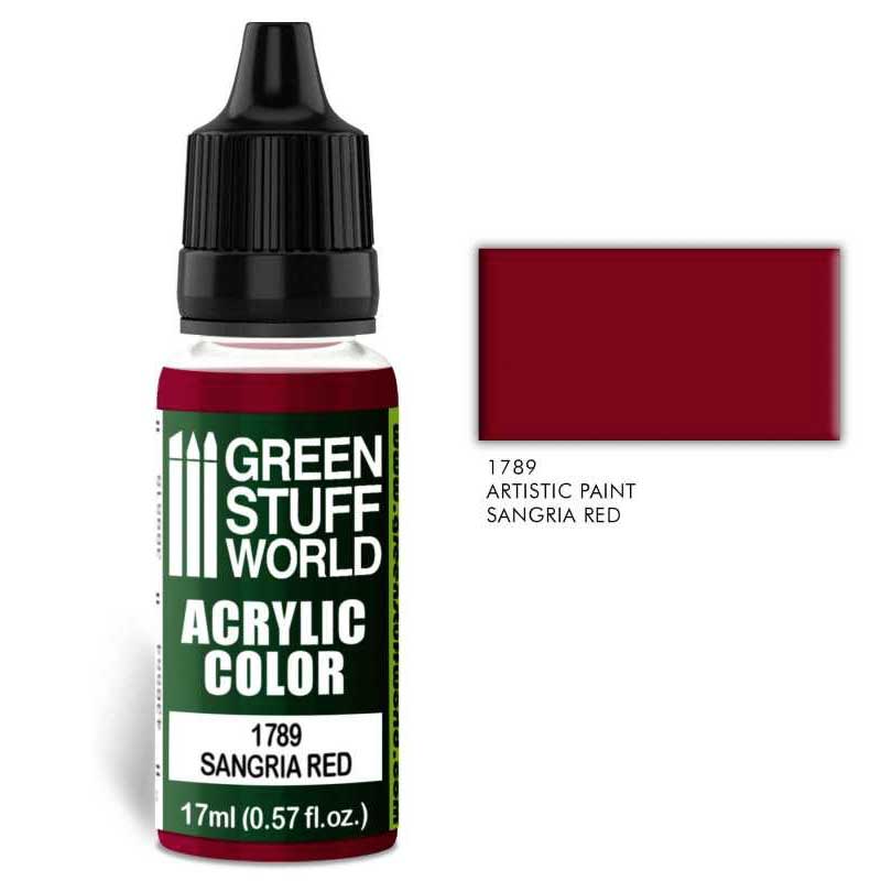 Green Stuff World - Acrylic Color Sangria Red (17ml)