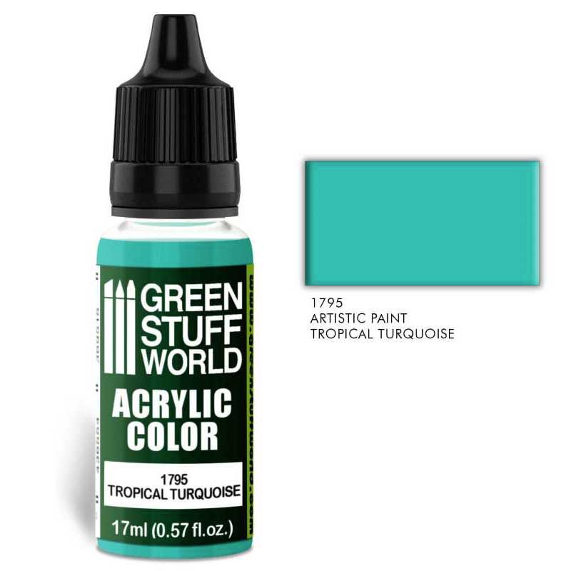 Green Stuff World - Acrylic Color Tropical Turquoise (17ml)