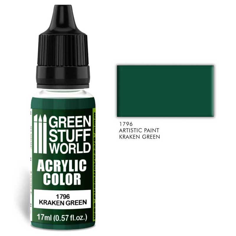 Green Stuff World - Acrylic Color Kraken Green (17ml)