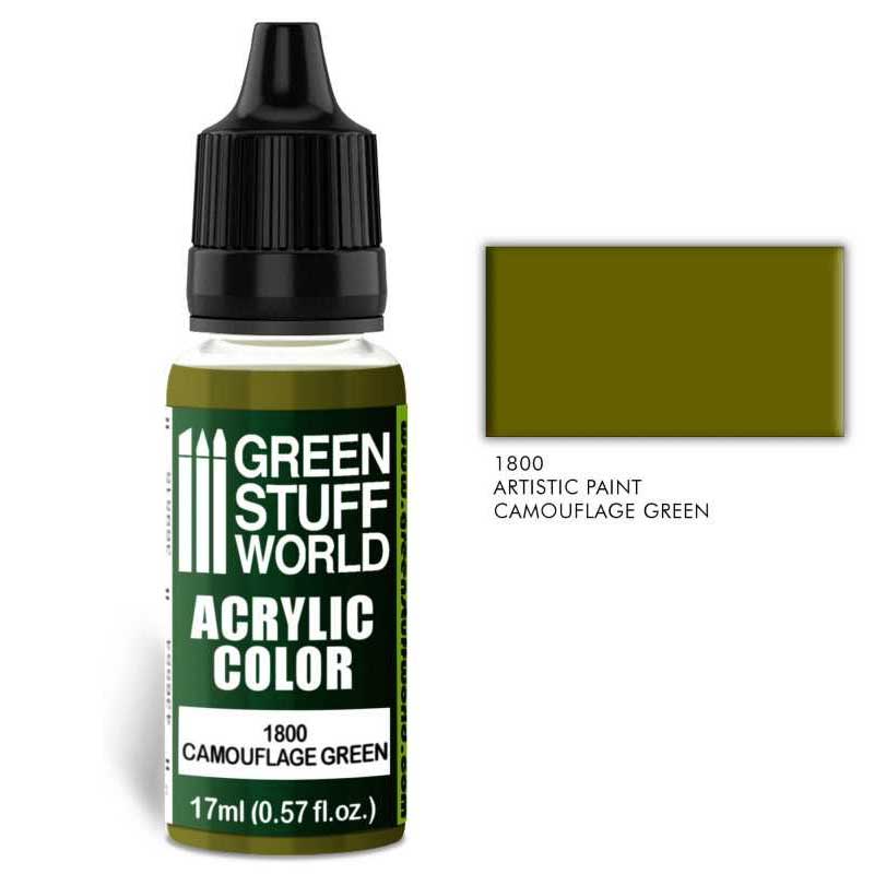 Green Stuff World - Acrylic Color Camouflage Green (17ml)