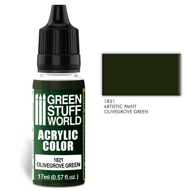 Green Stuff World - Acrylic Color Olivegrove Green (17ml)