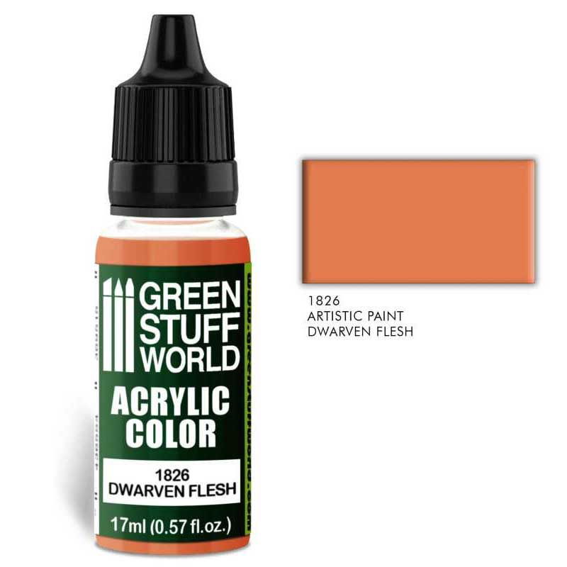 Green Stuff World - Acrylic Color Dwarven Flesh (17ml)