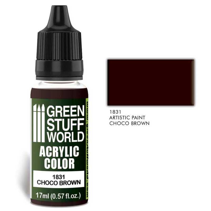 Green Stuff World - Acrylic Color Choco Brown (17ml)