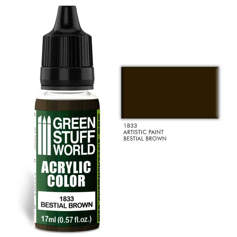 Green Stuff World - Acrylic Color Bestial Brown (17ml)