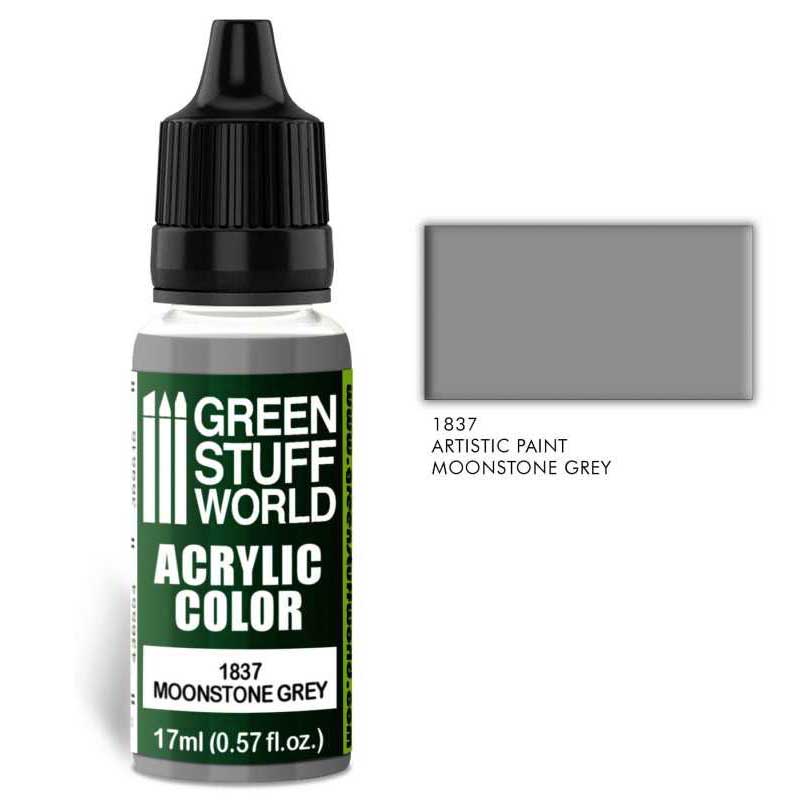 Green Stuff World - Acrylic Color Moonstone Grey (17ml)