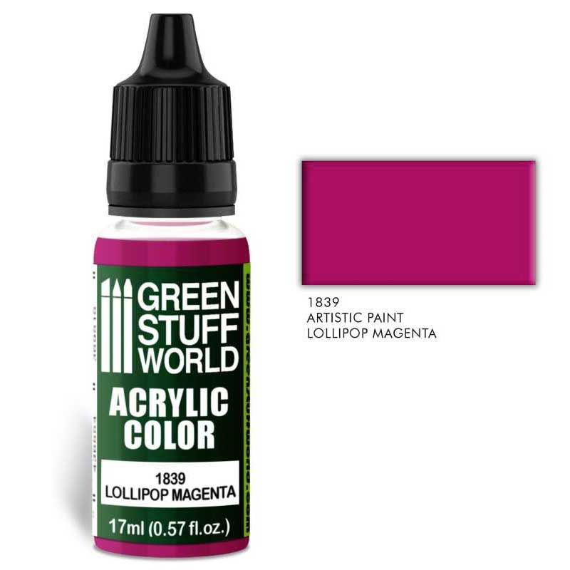 Green Stuff World - Acrylic Color Lollipop Magenta (17ml)