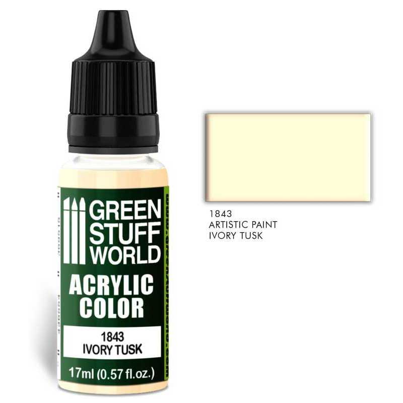 Green Stuff World - Acrylic Color Ivory Tusk (17ml)