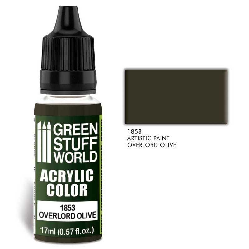 Green Stuff World - Acrylic Color Overlord Olive (17ml)
