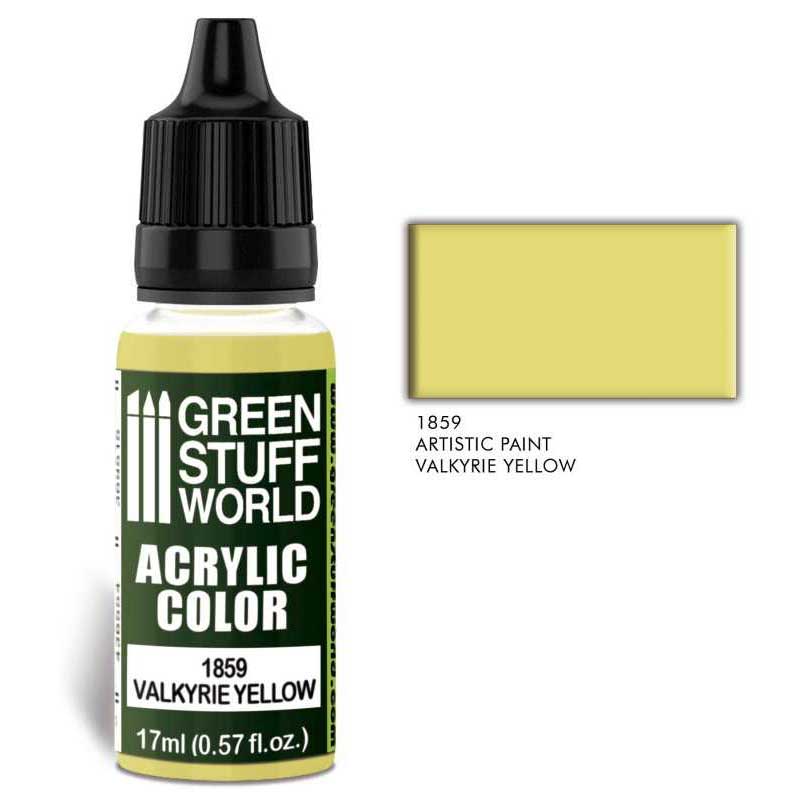 Green Stuff World - Acrylic Color Valkyrie Yellow (17ml)