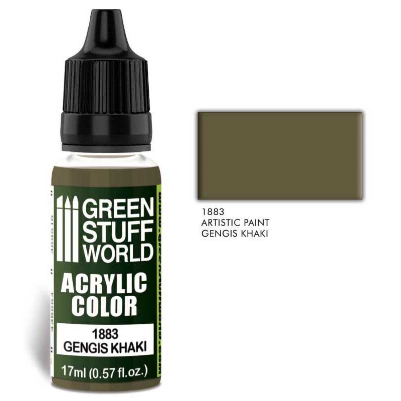 Green Stuff World - Acrylic Color Gengis Khaki (17ml)