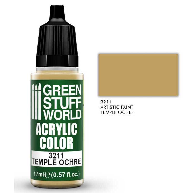 Green Stuff World - Acrylic Color Temple Ochre (17ml)