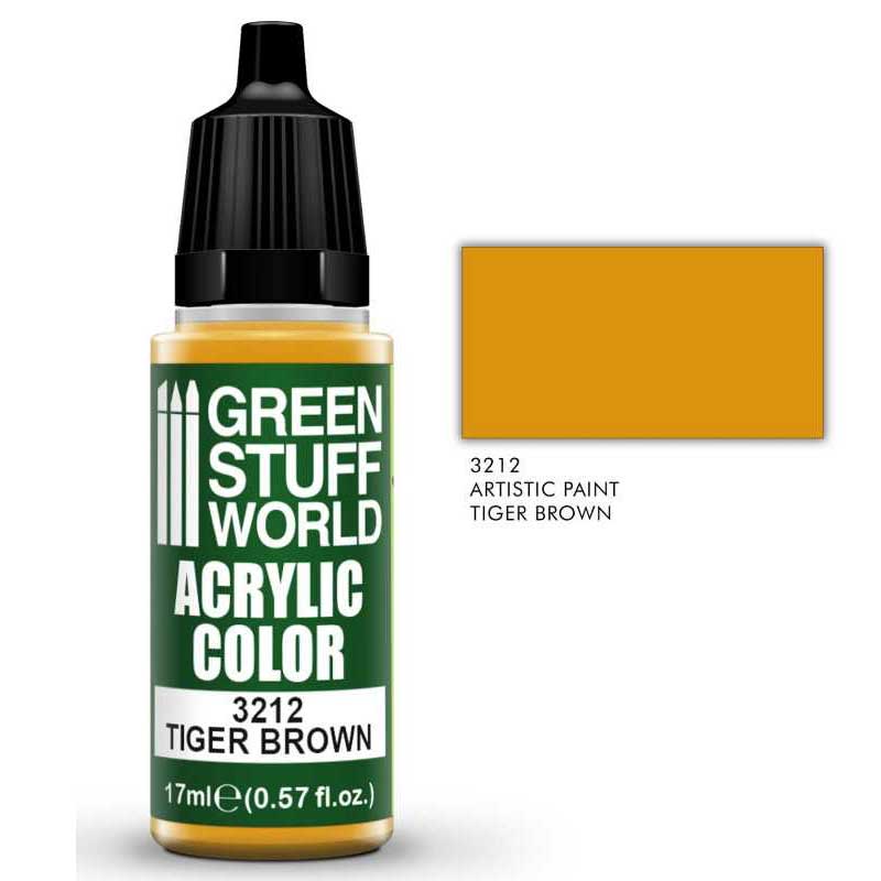 Green Stuff World - Acrylic Color Tiger Brown (17ml)
