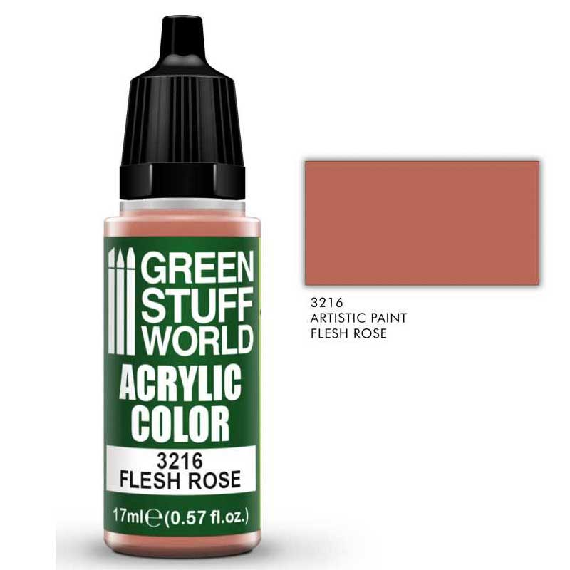 Green Stuff World - Acrylic Color Flesh Rose (17ml)