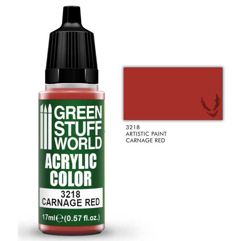 Green Stuff World - Acrylic Color Carnage Red (17ml)