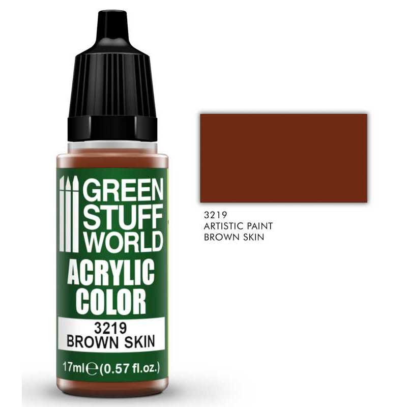 Green Stuff World - Acrylic Color Brown Skin (17ml)