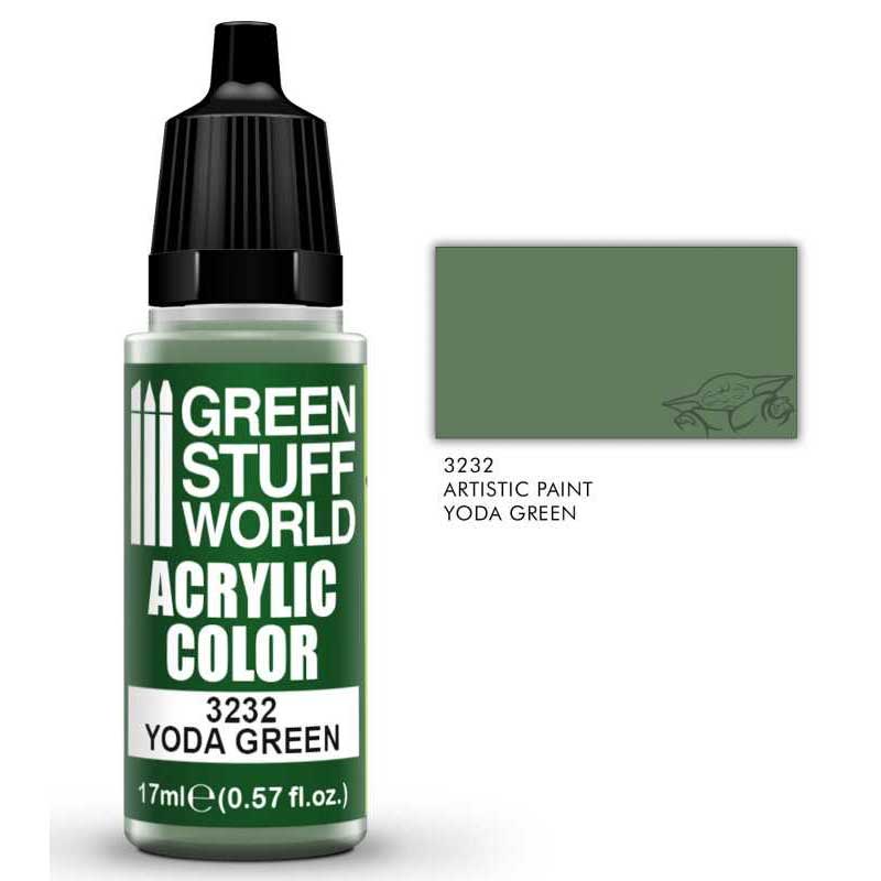Green Stuff World - Acrylic Color Yoda Green (17ml)