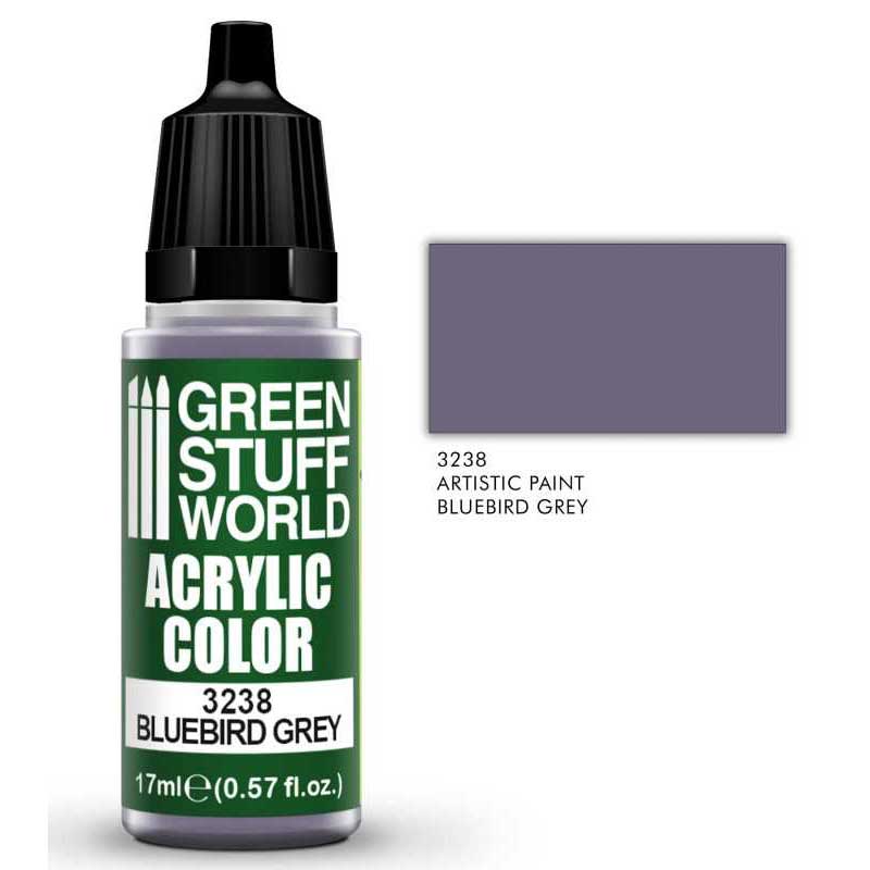 Green Stuff World - Acrylic Color Bluebird Grey (17ml)