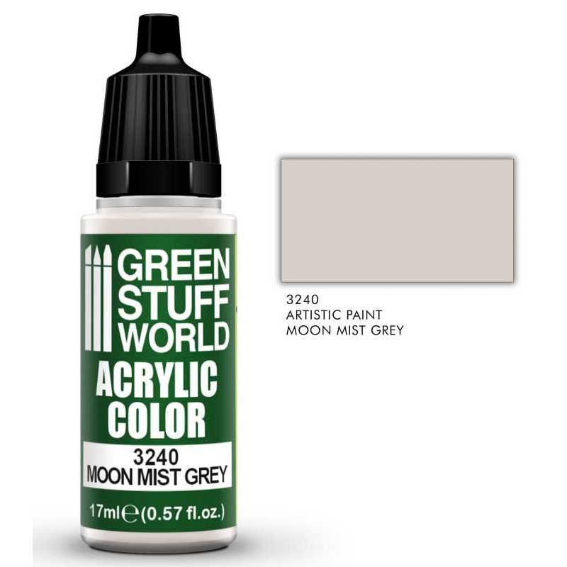 Green Stuff World - Acrylic Color Moon Mist Grey (17ml)