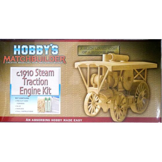 Matchbuilder Steam Traction Engine c1910 (Matchstick Kit) Matchbuilder Steam Traction Engine c1910 (Matchstick Kit)