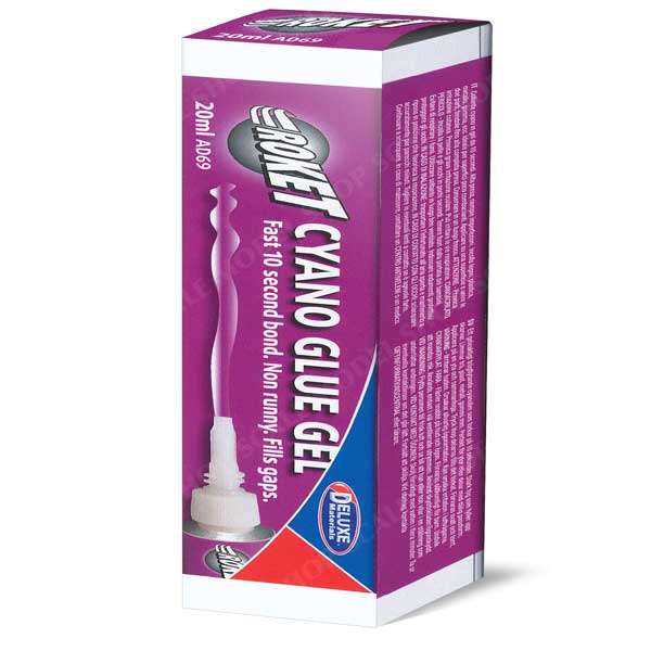 Deluxe Materials Roket Cyano Gel (20ml) AD-69 Deluxe Materials Roket Cyano Gel (20ml) AD-69