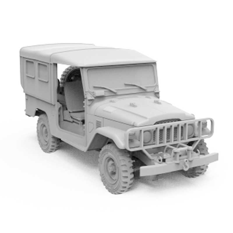 AK Interactive FJ43 SUV With Soft Top IDF & LAF (1/35) AK-35004