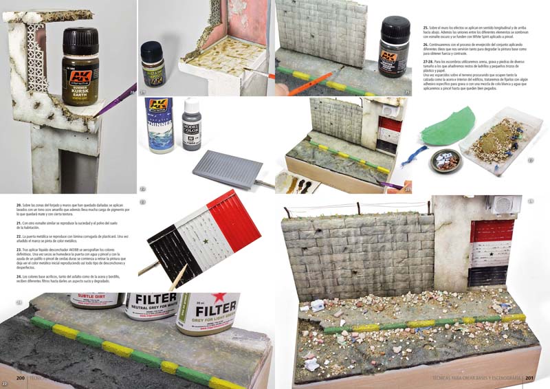 AK Interactive Techniques For Creating Bases And Scenography AK-648 AK Interactive Techniques For Creating Bases And Scenography AK-648