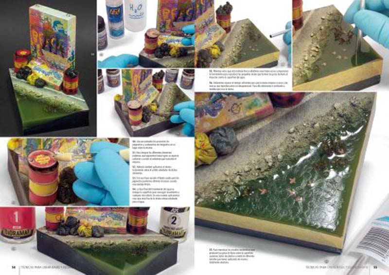 AK Interactive Techniques For Creating Bases And Scenography AK-648 AK Interactive Techniques For Creating Bases And Scenography AK-648