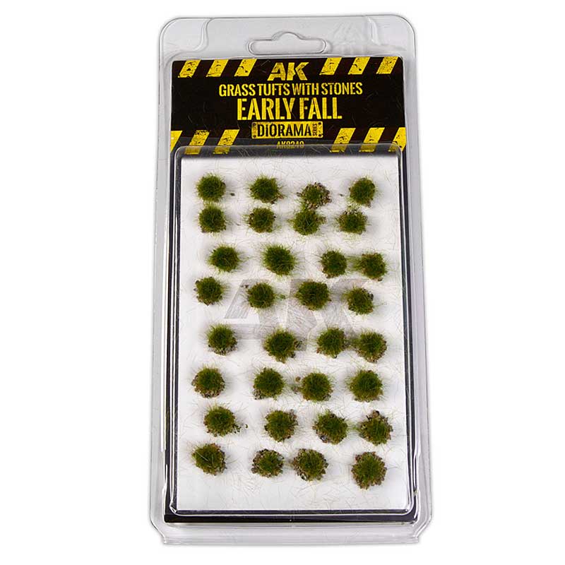 AK Interactive Grass With Stones Early Fall Tuffs AK-8249