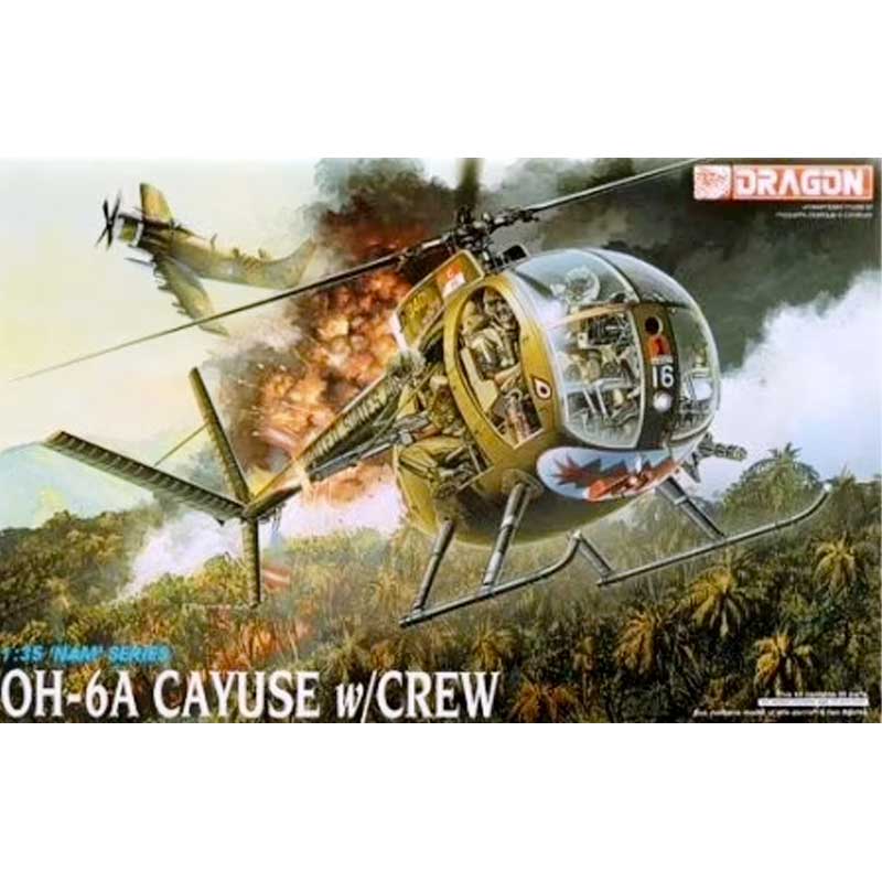 Dragon OH-6A Cayuse w/Crew (1/35) 3310