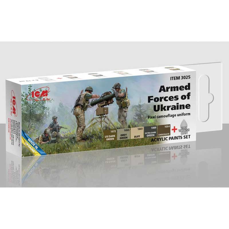 ICM Paint Set - AFU Pixel Camouflage Uniform 3025