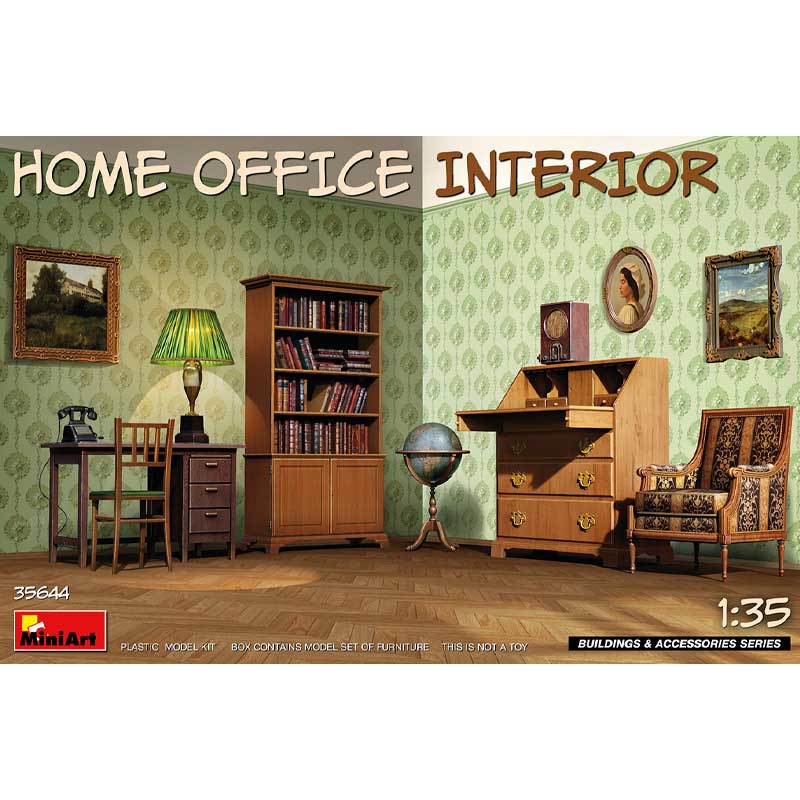 Miniart Home Office Interior (1/35) 35644