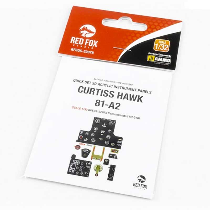 1/32 Curtis Hawk 81-A2 (for GWH kit) SQS-32078 Red Fox Studio