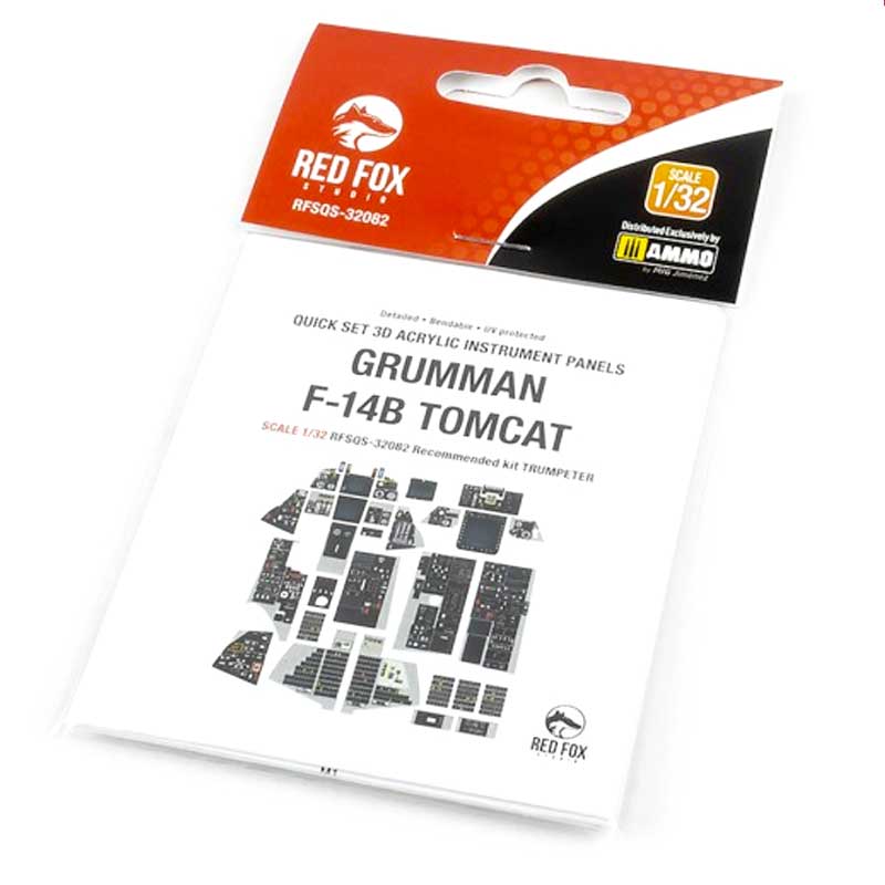 1/32 F-14B Tomcat (for Trumpeter kit) SQS-32082 Red Fox Studio