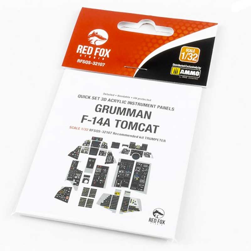 1/32 F-14A Tomcat (for Trumpeter kit) SQS-32107 Red Fox Studio