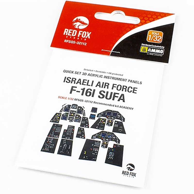 1/32 F-16I Sufa (for Academy kit) SQS-32112 Red Fox Studio