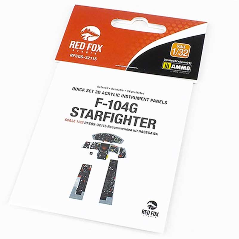 1/32 F-104G Starfighter (for Hasegawa kit) SQS-32115 Red Fox Studio