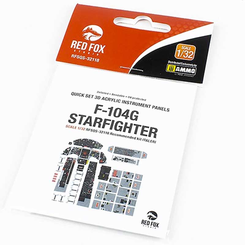 1/32 F-104G Starfighter (for Italeri kit) SQS-32118 Red Fox Studio