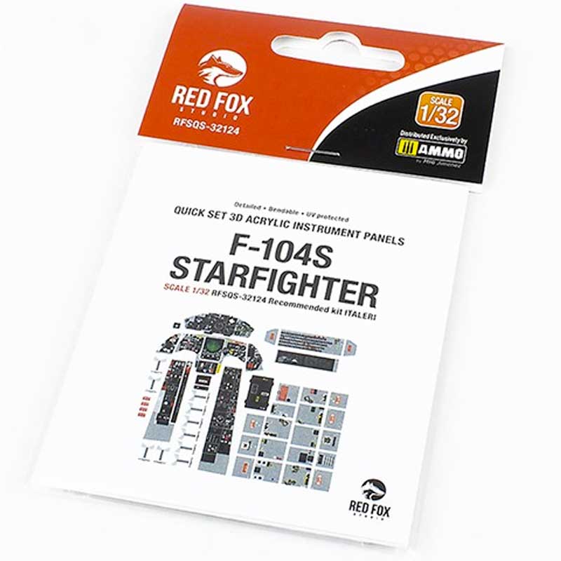 1/32 F-104S Starfighter (for Italeri kit) SQS-32124 Red Fox Studio