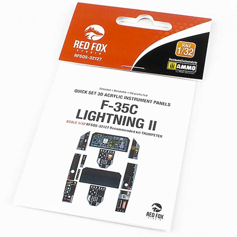 1/32 F-35C Lightning II (for Trumpeter kit) SQS-32127 Red Fox Studio