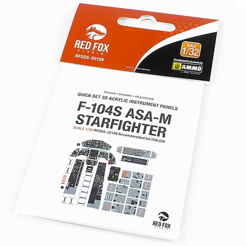 1/32 F-104S ASA M Starfighter (for Italeri kit) SQS-32128 Red Fox Studio