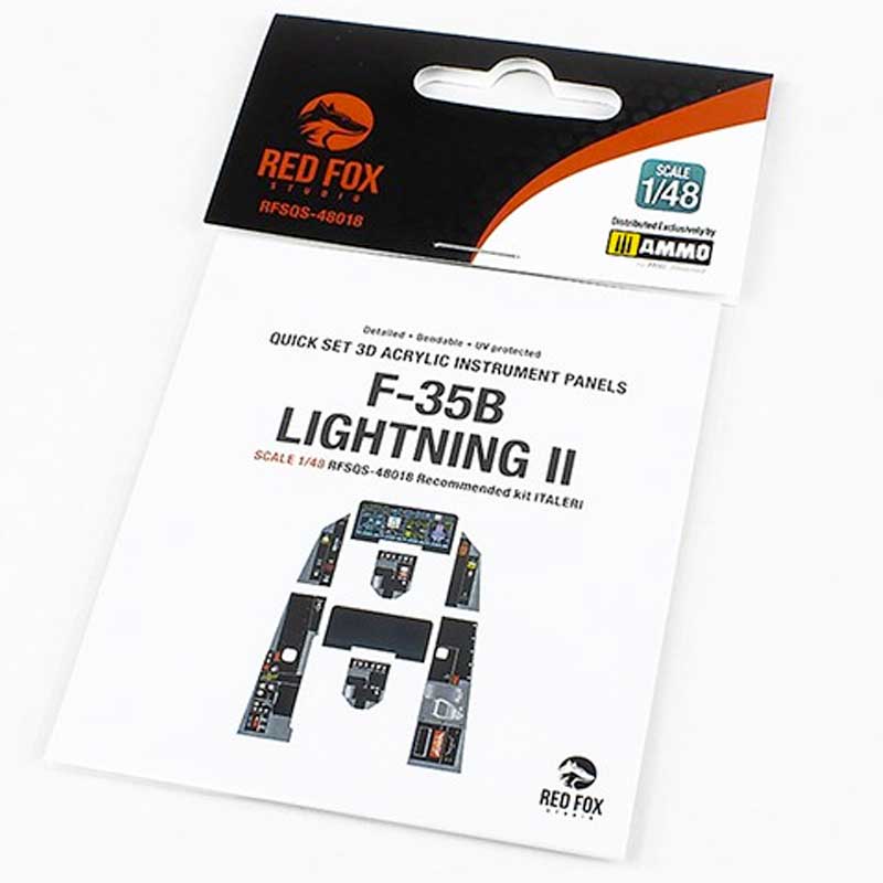1/48 F-35B Lightning II (for Italeri kit) SQS-48018 Red Fox Studio