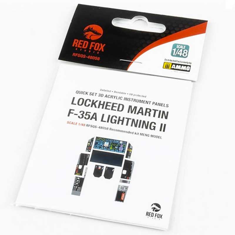1/48 F-35A Lightning II (for Meng kit) SQS-48058 Red Fox Studio