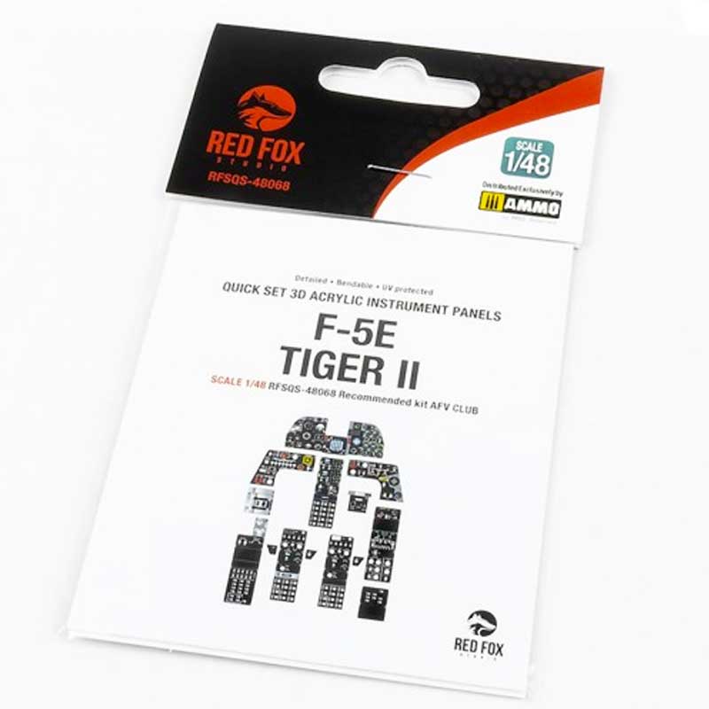 1/48 F-5E Tiger II (for AFV Club kit) SQS-48068 Red Fox Studio